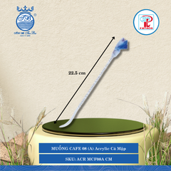 Muỗng Cà Phê 08 (A) Acrylic (Nhiều Màu) Fataco Nhựa