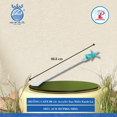 Muỗng Cà Phê 08 (A) Acrylic (Nhiều Màu) Fataco Nhựa