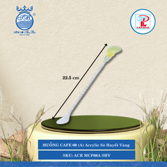 Muỗng Cà Phê 08 (A) Acrylic (Nhiều Màu) Fataco Nhựa