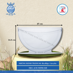 Nhúng Bánh Tráng 01 Acrylic (Nhiều Loại) Fataco Nhựa