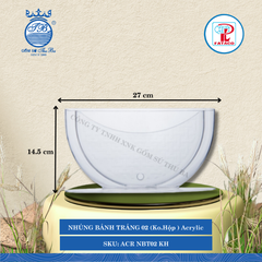 Nhúng Bánh Tráng 02 Acrylic (Nhiều Loại) Fataco Nhựa