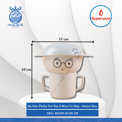 Bộ Sản Phẩm Trẻ Em 3 Món Có Hộp (Nhiều Loại) Superware Nhựa