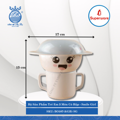 Bộ Sản Phẩm Trẻ Em 3 Món Có Hộp (Nhiều Loại) Superware Nhựa