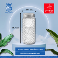 Hủ Nắp Vặn Delivery Bormioli Rocco Thủy Tinh