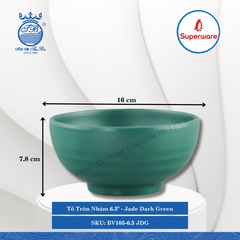 Tô Tròn Nhám J&K Nhám Jade Dark Green (Nhiều Size) Superware Nhựa