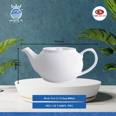 Bình Trà TA56PL, TA66PL Trắng (Nhiều Size) CK Sứ