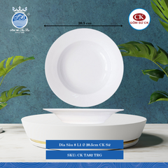 Dĩa Sâu TA Trắng (Nhiều Size) CK Sứ