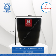 Ly Nhám Xoắn J&K Nhám Black (Nhiều Loại) Superware Nhựa