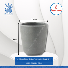 Ly Nhám Xoắn J&K Nhám Granite Dark Grey (Nhiều Loại) Superware Nhựa