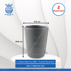 Ly Nhám Xoắn J&K Nhám Granite Dark Grey (Nhiều Loại) Superware Nhựa