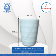 Ly Nhám Xoắn J&K Nhám Pastel Green (Nhiều Loại) Superware Nhựa