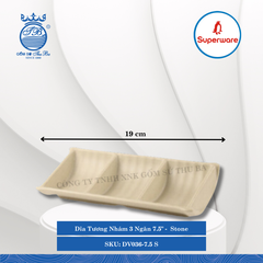 Dĩa Tương Nhám J&K Nhám Stone (Nhiều Loại) Superware Nhựa