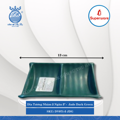 Dĩa Tương Nhám J&K Nhám Jade Dark Green (Nhiều Loại) Superware Nhựa