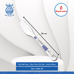 Nĩa Dài Artist Bear (Nhiều Loại) Superware Nhựa