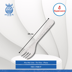 Nĩa Dài Trẻ Em Plain (Nhiều Loại) Superware Nhựa