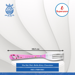 Nĩa Dài Hello Kitty Chocolate (Nhiêu Loại) Superware Nhựa