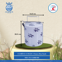 Cà Mên 3 Ngăn Fataco (Nhiều Loại, Nhiều Màu) Nhựa