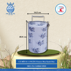 Cà Mên 4 Ngăn Fataco (Nhiều Loại, Nhiều Màu) Nhựa