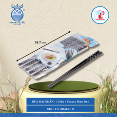 Đũa Dài Xoắn (1 Đầu) Fataco (Nhiều Màu) Nhựa