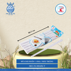 Đũa Dài Xoắn (1 Đầu) Fataco (Nhiều Màu) Nhựa