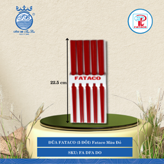 Đũa (5 Đôi) Fataco (Nhiều Màu) Nhựa