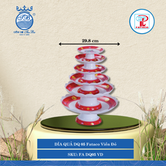 Dĩa Qủa DQ 00, 01, 02, 03, 04, 05 Fataco (Nhiều Size, Nhiều Hình) Nhựa