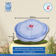 Hộp Mứt 06 (K.Nhạc) Fataco (Nhiều Màu) Nhựa