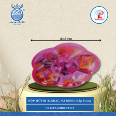 Hộp Mứt 06 (K.Nhạc) Fataco (Nhiều Màu) Nhựa