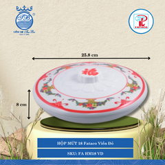 Hộp Mứt 18,19 Fataco (Nhiều Size, Nhiều Màu) Nhựa