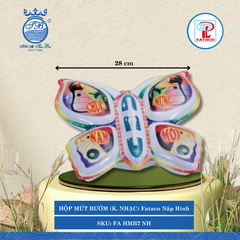 Hộp Mứt Bướm (K.Nhạc) Fataco (Nhiều Màu) Nhựa