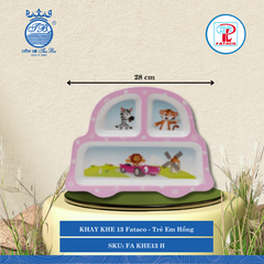 Khay Khe 13 KHE 13 Fataco Trẻ Em (Nhiều Hình) Nhựa