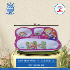 Khay Khe 3 (PuPu) KHE 3 Fataco Trẻ Em (Nhiều Hình) Nhựa