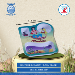 KHAY KHE 5 (ALADIN) Fataco - Trẻ Em ALADIN Dài: 21.9cm Rộng: 18cm Cao: 2.6cm Nhựa FA KHE5 ALD