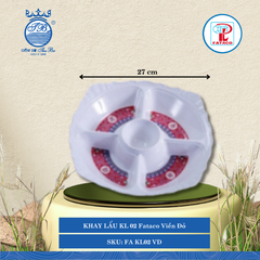 Khay Lẩu KL01, KL02 Fataco (Nhiều Size, Nhiều Hình) Nhựa