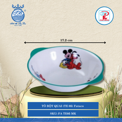 Tô Bột Quai (TE 05, TE 05L) Fataco Trẻ Em (Nhiều Size, Nhiều Hình) Nhựa