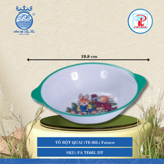 Tô Bột Quai (TE 05, TE 05L) Fataco Trẻ Em (Nhiều Size, Nhiều Hình) Nhựa