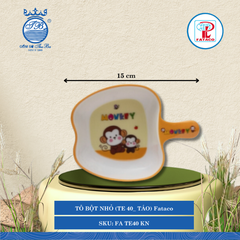 Tô Bột Nhỏ (TE 40 Táo) Fataco Trẻ Em (Nhiều Hình) Nhựa