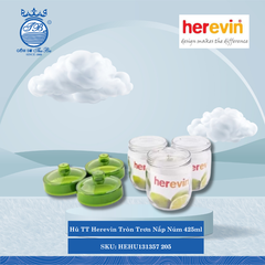 Hũ TT Herevin Tròn Trơn Nắp Núm 425ml (Giao Màu Ngẫu Nhiên) 425ml 24 Cái/Thùng HEHU131357 205