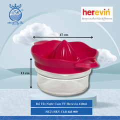 Đồ Vắt Nước Cam TT Herevin 410ml (Giao Màu Ngẫu Nhiên) 410ml Dài: 17cm Rộng: 11cm Cao: 11cm 12 Cái/Thùng HEV C131425 000