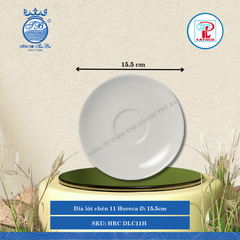 Dĩa lót chén 11 Horeca Ø: 15.5cm Cao: 2cm Fataco Nhựa HRC DLC11H
