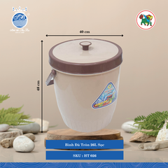 Bình Đá Tròn Sọc (Nhiều Size, Giao Màu Ngẫu Nhiên) Hiệp Thành Nhựa