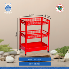 Kệ Trung (Nhiều Loại, Giao Màu Ngẫu Nhiên) Hiệp Thành Nhựa