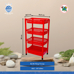 Kệ Trung (Nhiều Loại, Giao Màu Ngẫu Nhiên) Hiệp Thành Nhựa