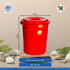 Thùng Gạo (Nhiều Size, Giao Màu Ngẫu Nhiên) Hiệp Thành Nhựa