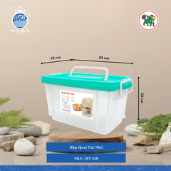 Hộp Quai Cài (Nhiều Size, Giao Màu Ngẫu Nhiên) Hiệp Thành Nhựa