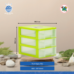 Tủ Nhí Nhiều Ngăn (Nhiều Size, Giao Màu Ngẫu Nhiên) Hiệp Thành Nhựa