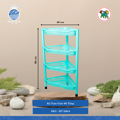 Kệ Tam Giác (Nhiều Loại, Giao Màu Ngẫu Nhiên) Hiệp Thành Nhựa