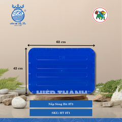 Nắp Sóng Bít 3T1 Dài: 62cm Rộng: 42cm Cao: 2cm Hiệp Thành Nhựa HT 3T1 (Giao Màu Ngẫu Nhiên)