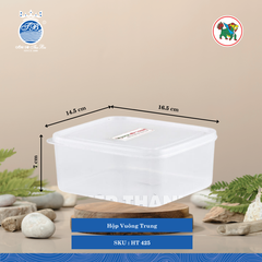 Hộp Vuông Thấp (Nhiều Size, Giao Màu Ngẫu Nhiên) Hiệp Thành Nhựa