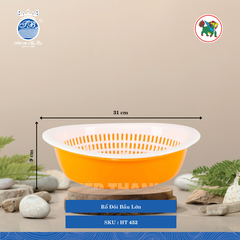 Rổ Đôi Bầu (Nhiều Size, Giao Màu Ngẫu Nhiên) Hiệp Thành Nhựa